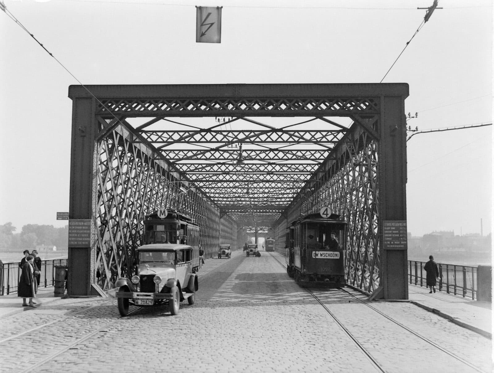 Śląsko-Dąbrowski Bridge (Kierbedź Bridge), 1934
