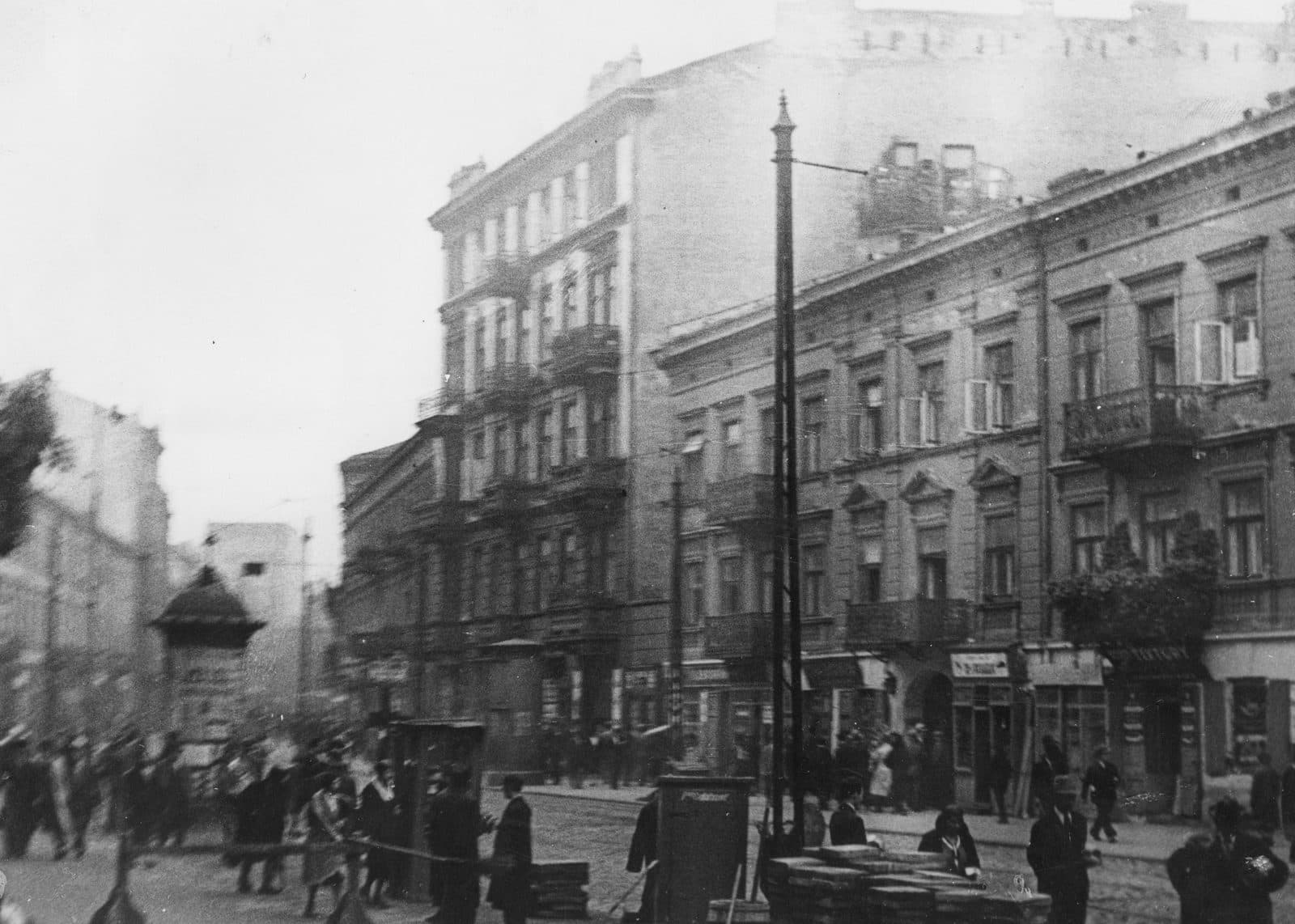 POLIN Museum and the Monument to the Ghetto Heroes, 1931